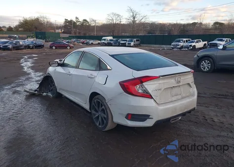 2021 Honda Civic Sport z USA, uszkodzony, nr VIN 2HGFC2F86MH513153